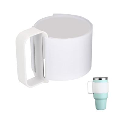 Imagem de Alça de copo para caneca de viagem YETI, RTIC, Owala, Ozark Trail de 850 g, alça ajustável para garrafas de água de 590 ml - 1,814 g, alça antiderrapante para copos, suporte de garrafa de copo de