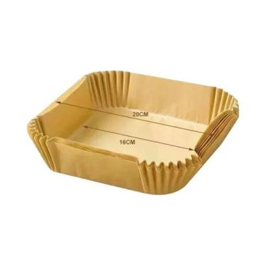 Imagem de Papel Para Air Fryer, Papel Parchment Descartável, Acessórios Para Che