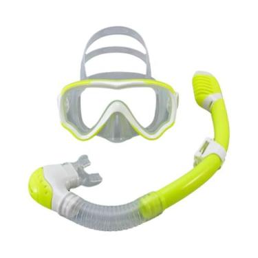 Imagem de Conjunto De Máscara De Mergulho E Snorkel Para Crianças, Anti-Vazament