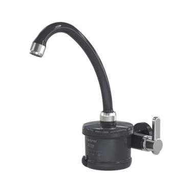 Imagem de Enerbras Torneira Elétrica Plus de Parede 4 Temperaturas 4800W 127V Preta e Cromada