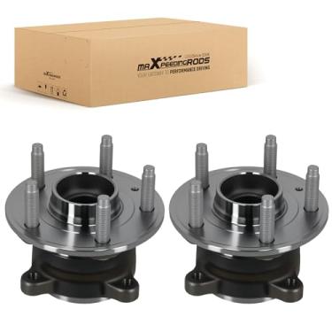 Imagem de maXpeedingrods Conjunto de rolamento e cubo de roda traseira 512446 2 peças para modelos Chevrolet Cruze com 2011-2015, apenas para Chevrolet Cruze Limited Models 2016 38.1 cm Wheels