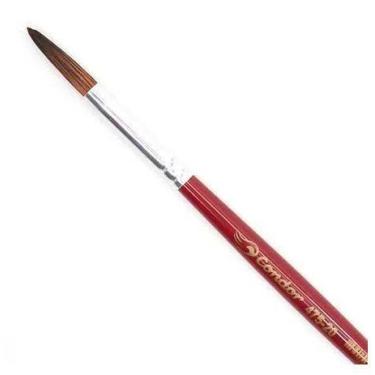 Imagem de Pincel Redondo Condor 475-20 para Pintura em Vidro, Cerâmica, Papel e 