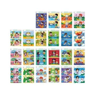 Imagem de Jogo De Cartas Educativo Para Crianças Encontre as Diferenças Reutiliz