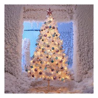 Imagem de Árvore De Natal Canadense Branco 2,10m Pinheiro 459 Galhos - TAIRA HOM