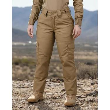 Imagem de Calça Cargo Tática Feminina - Safo, Caqui, 38