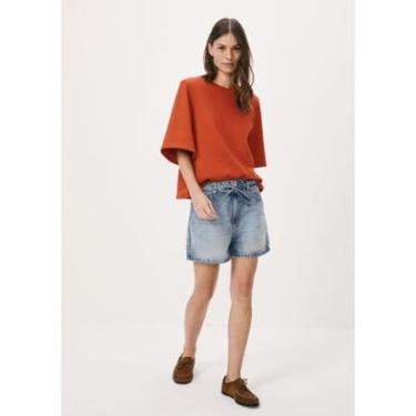 Imagem de Shorts Jeans Feminino Com Cordão-Feminino