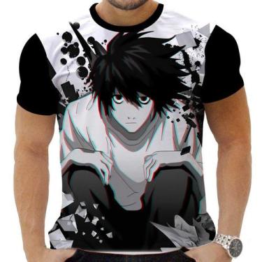 Imagem de Camiseta Camisa Personalizada Anime Death Note Ryuk Yagami L 08 - Zahi