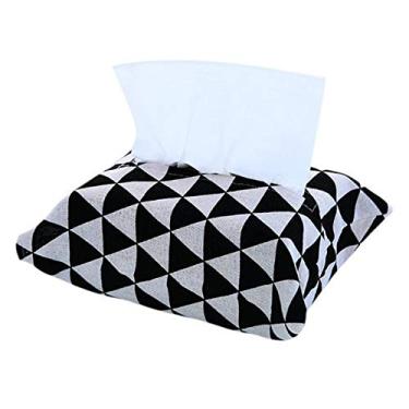 Imagem de Capa para Caixa de Papel Tissues Suporte Guardanapo Organizador Armazenamento Banheiro Recipiente Higiênico Toalhas Mão