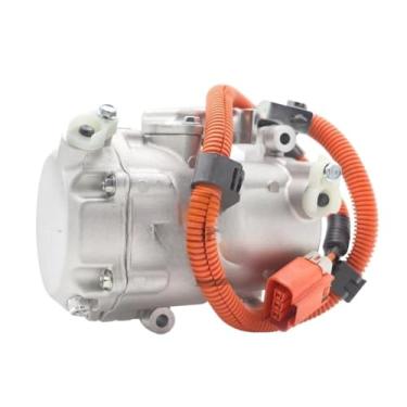 Imagem de ZZXXYY Bomba de resfriamento de compressor elétrico CA 12V com embreagem compatível com TOYOTA PRIUS 1.5L Hybrid NHW20 | Kit de compressor A/C para reparo de resfriamento fraco reposição OE 0420000197