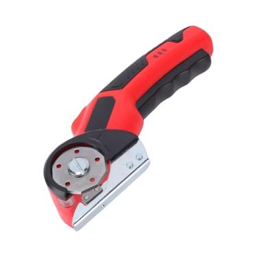 Imagem de Luocute Tesoura Elétrica Sem Fio para Tecido, Tesoura Portátil Recarregável Com Bateria de Lítio para Carpete de Tecido, Cortadores Rotativos para Acolchoamento Com Bateria Embutida de