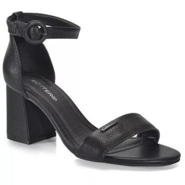 Imagem de Sandália Bottero De Salto Bloco Em Couro Feminina-Feminino