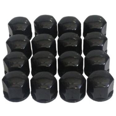 Imagem de Capa do Parafuso de Roda Universal Preto 17mm Jogo com 16pcs - SERAUTO