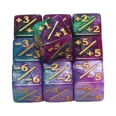 Imagem de Dado De 6 Lados De 16mm, 10 Peças, Brinquedo Infantil, Ficha De Jogo D