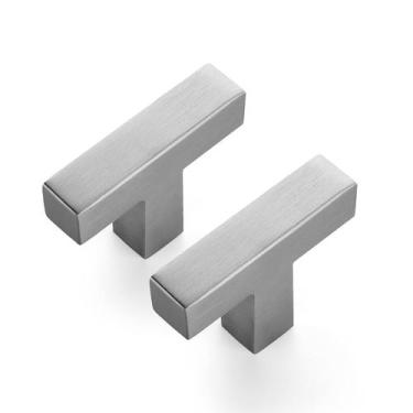 Imagem de O gabinete Ravinte puxa 10 unidades de aço inoxidável de 5 cm de níque