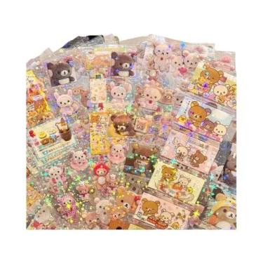 Imagem de Adesivos Fofos De Desenho Animado Hello Kitty E Rilakkuma, 5 Peças, Ad