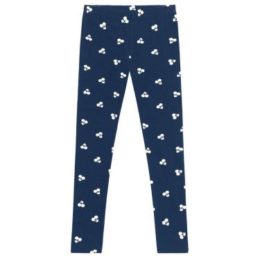 Imagem de Calça Legging Infantil De Cerejas Cotton Brandili-Feminino
