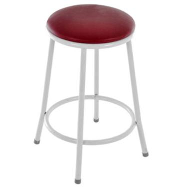 Imagem de Banqueta Média sem arco Linha Banqueta para Escritório Vermelho