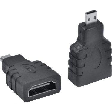 Imagem de Adaptador Micro Hdmi Macho X Hdmi Femea Ah-mch