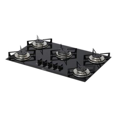 Imagem de Cooktop A Gás - 5 Queimadores - Bivolt - Fischer - Preto