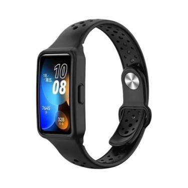 Imagem de Pulseira Esportiva De Silicone Respirável Para Huawei Band 10 9 8 7 6,