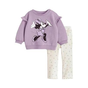 Imagem de Conjunto de Roupas Infantil Disney para Menina - Moletom e Leggings (P