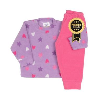 Imagem de Conjunto Blusa Calça Soft Infantil AntiPilling - Fofotinhos, Estrela c