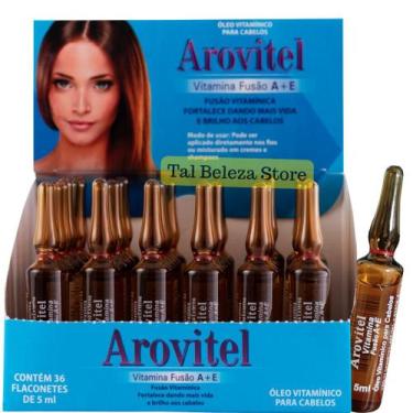 Imagem de Vitamina A+E Arovitel 5ml Kit C/ 36 Ampolas