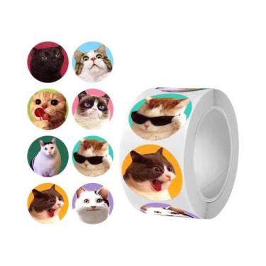 Imagem de Adesivos De Gato Meme Em Desenho Animado 250 Peças Para Recompensa Esc