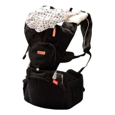 Imagem de Canguru Para Bebê Hipseat 0-15kgs Preta Fisher Price BB310 - Multi