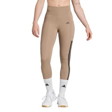 Imagem de Calça legging de Comprimento Total Optime Três Listras Adidas Feminina-Feminino