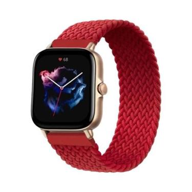 Imagem de Pulseira De Relógio Elástica Trançada De 20mm 22mm Para Amazfit GTS 2 