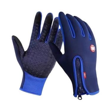 Imagem de Luvas De Motocicleta Térmicas Impermeáveis Com Tela Sensível Ao Toque 