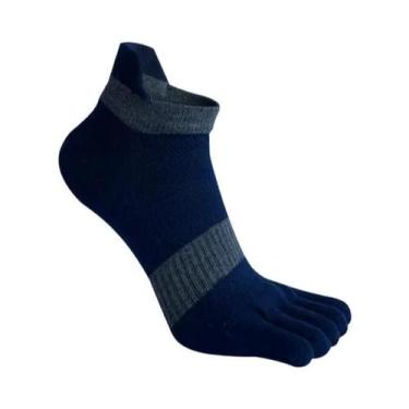 Imagem de Meias De Algodão Coloridas E Respiráveis Com Cinco Dedos, 5 Pares, Mas