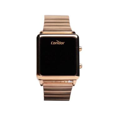 Imagem de Relógio Feminino Condor Digital COMD120AKA/4J Dourado - TECHNOS, Doura