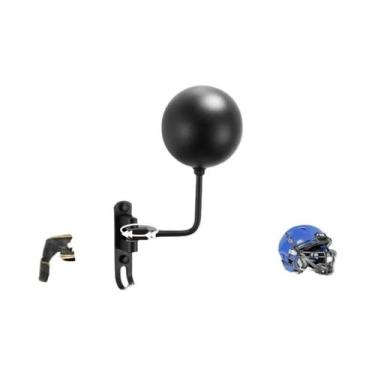 Imagem de Suporte De Metal Para Capacete De Motocicleta, Suporte De Parede Com 2