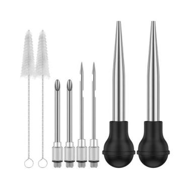 Imagem de Seringa De Cozinha Com Escova Para BBQ, Ideal Para Carne, Frango E Ave