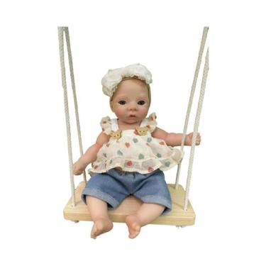 Imagem de Boneca Reborn De Silicone De Toque Macio De 10 Polegadas, Feita À Mão,