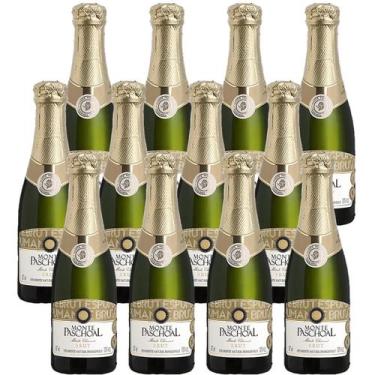 Imagem de Kit 12 Mini Espumante Monte Paschoal Brut 187ml