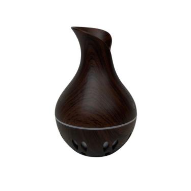 Imagem de Umidificador Difusor De Aroma Ultrassonico Oleo Essencial Led Aromaterapia Vaso Gotas Cor:mo