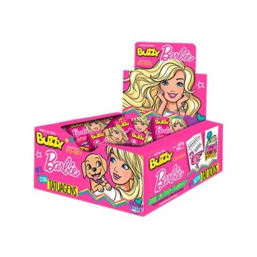 Imagem de Chiclete Barbie Buzzy Tutti Frutti C/ 90 Unid 360g
