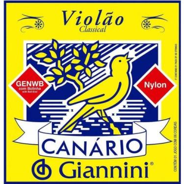 Imagem de Encordoamento Violão Nylon Bolinha Giannini Altíssimo Nível