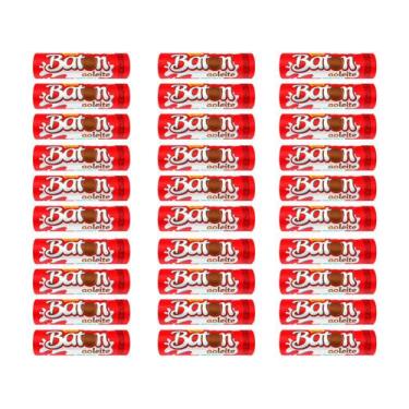 Imagem de Kit C/3 Baton 30x16g - Ao Leite - Garoto, 480g, Ao Leite