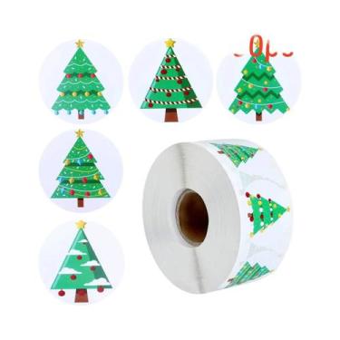Imagem de Adesivos Para Árvore De Natal 12pcs Sacos De Papel Para Presentes Tema