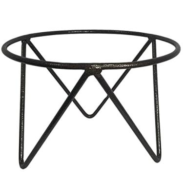 Imagem de Suporte Tripé de Ferro para Vasos de 20cm Plantas de Chão (Ouro Velho)