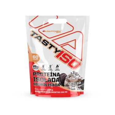 Imagem de Tasty Iso 100% Adaptogen Whey Protein Hidrolizado Refil 1,8Kg, Cookies