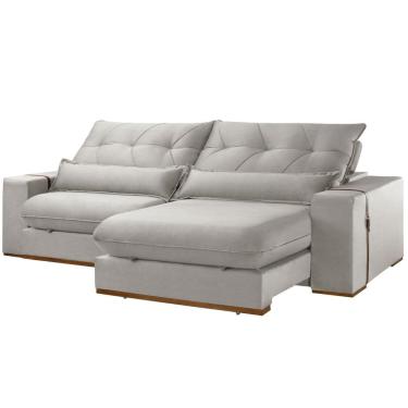 Imagem de Sofa Retratil e Reclinavel Lake 210 cm Braco 25 cm Meu Sofa Online