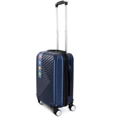 Imagem de Mala De Bordo Mão Viagem Rodinha 360 Resistente Abs Premium Padrão ANA