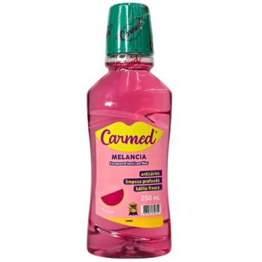 Imagem de Enxaguante Bucal Melancia Com Flúor Zero Álcool Carmed Cimed 250ml