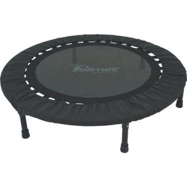 Imagem de Trampolim Profissional Preto 32 Molas Poli Sports, Preto, Peso do usuá