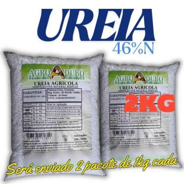 Imagem de Fertilizante 2KG Ureia 46% Granulada - AGROADUBO